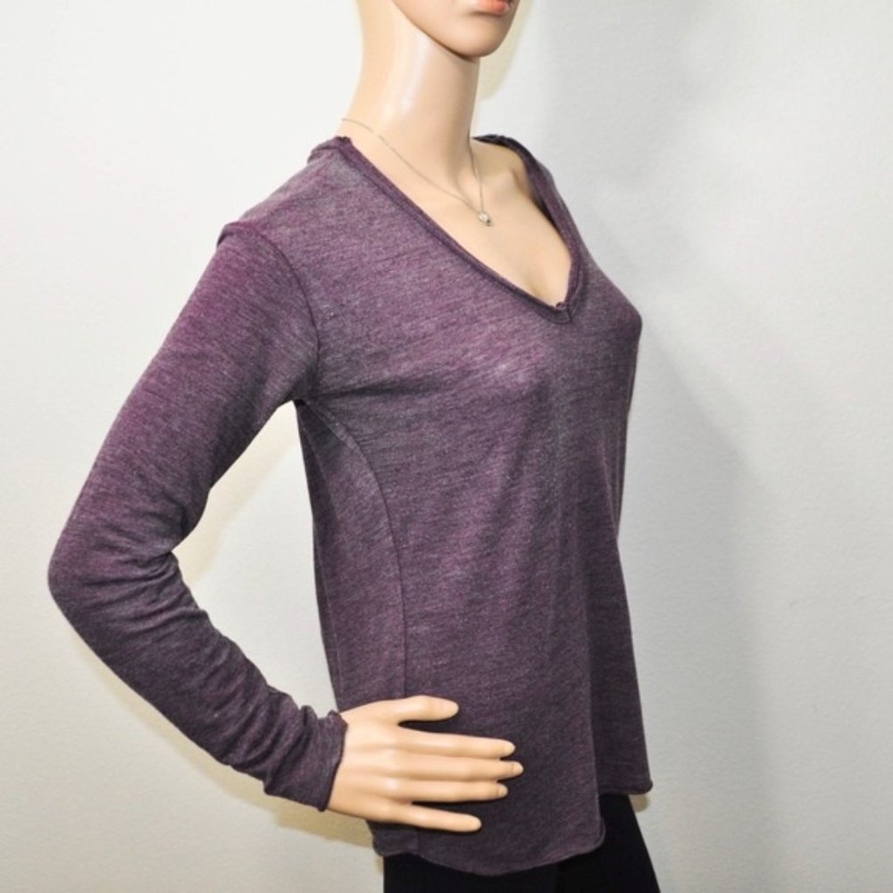 Chaser Cabernet Open Back Long Sleeve Top - Picture 3 of 3